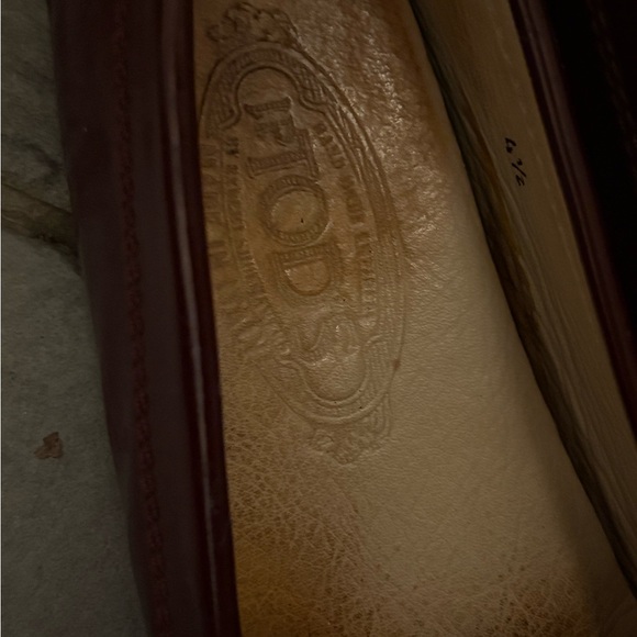 Tods Gommino Burgundy Driving Loafers made in Italy - Picture 8 of 10